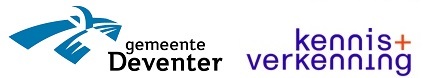 Logo gemeente Deventer, logo Kennis en Verkenning